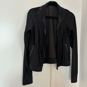Lululemon Black Mesh Jacket - Size 8